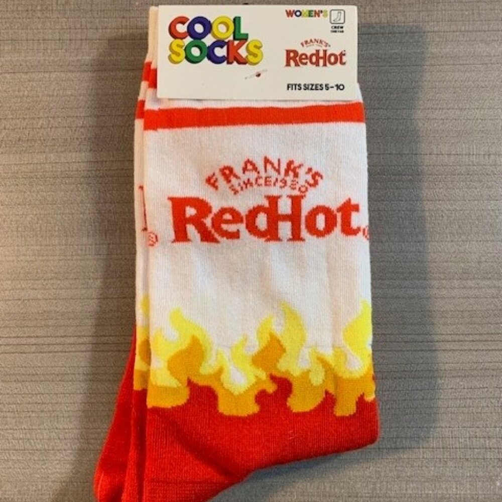 Women's Franks Red Hot Socks NWT
